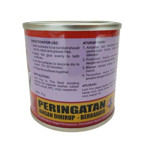 70 GR / FOX Lem Kuning Aibon Untuk Kayu Plastik Karet Kulit Kaleng
