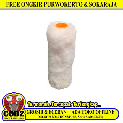 4 IN / NETZ Refill Isi Kuas Busa Roll Cat Tembok Kayu Besi Kecil