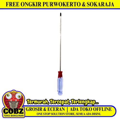 6 IN / ATS Obeng Radio Screwdriver One Way Plus Gagang Fiber