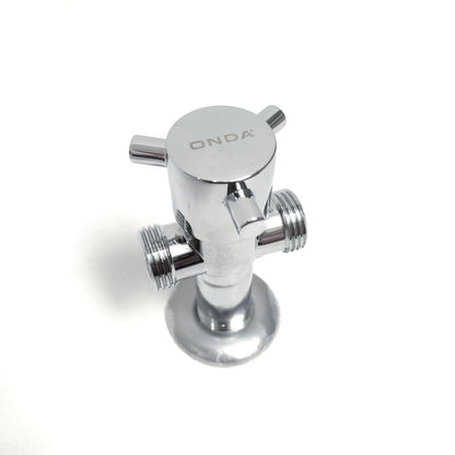 1/2 IN / ONDA 02 Stop Kran Air Cabang Tee Shower Kloset Stainless