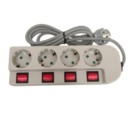 4 LB × 150 CM / UTICON Stop Kontak terminal Colokan Kabel + Switch