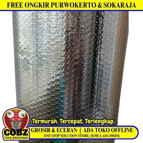 120 CM X 20 M / TM Aluminium Foil Bubble Peredam Panas Atap Roll