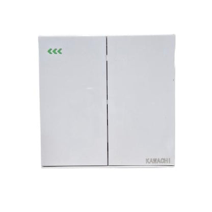 KAWACHI SW02 Saklar Ganda Double Seri 2 Gang Tanam IB Inbow Putih