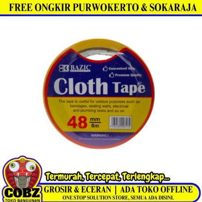 48 MM / BASIC Isolasi Selotip Lakban Stationary Tape Kuning