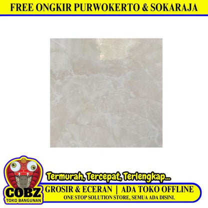 40 CM x 40 CM / JUPITER LEXUS Keramik Lantai Rumah Glossy Beige Dus