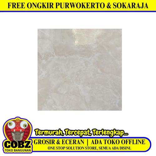 40 CM x 40 CM / JUPITER LEXUS Keramik Lantai Rumah Glossy Beige Dus