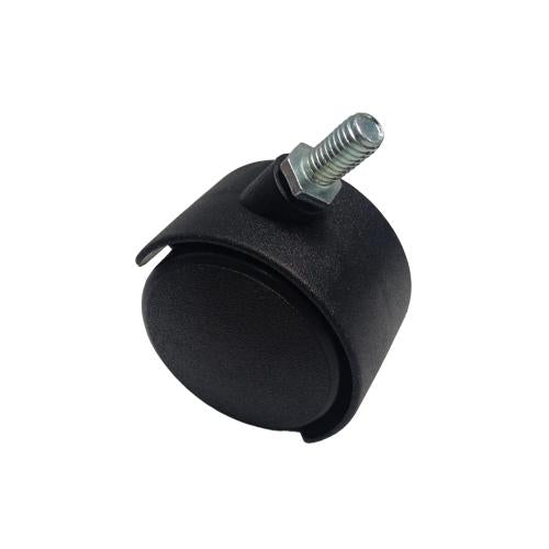 2 IN / TM Roda Hidup Kursi Non Rem Drat PVC Hitam Rem