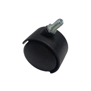 2 IN / TM Roda Hidup Kursi Non Rem Drat PVC Hitam Rem