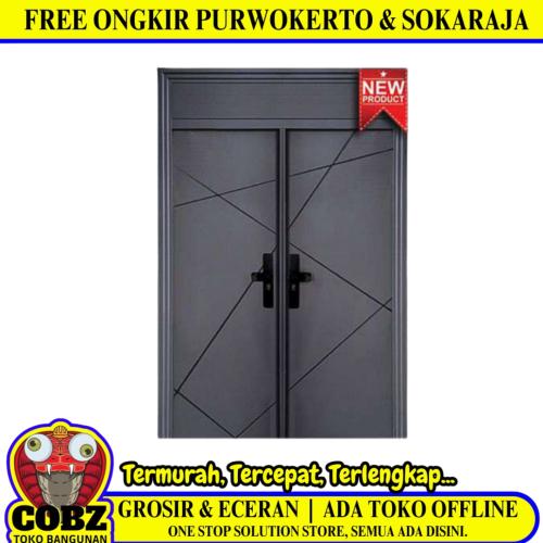 5 CM x 150 CM x 240 CM / FORTRESS SHD 150.01 DOUBLE Pintu Kamar Mandi Baja Set