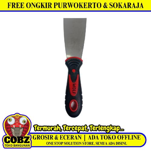 2 IN / WOLF Sekrap Kape Scrapper Cat Perata Acian Gagang Bahan