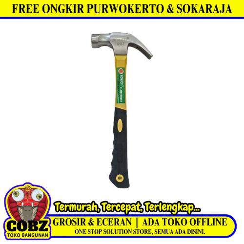 12 OZ / BONUCCI Palu Martil Kambing Tanduk Congkel Paku Gagang Karet