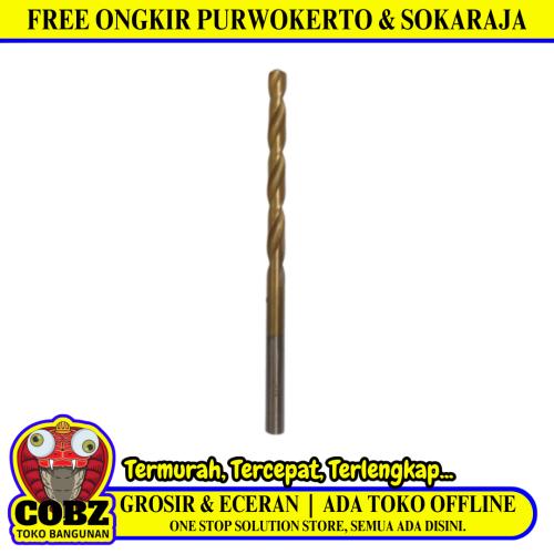 4 MM / VICO Shank Twist Drill Bits Mata Bor Besi Baja Kayu PVC