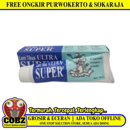 100 GR / ULTRA SUPER Rat Glue Lem Tikus Trap Perangkap Super Lengket Warna