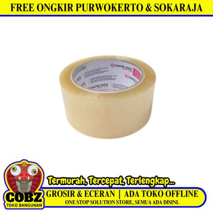 48 MM / NACHI Isolasi Selotip Lakban Stationary Tape Transparan
