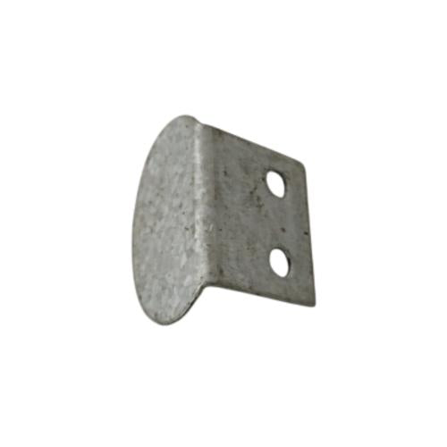 TM Klem Siku L Plat Penjepit Penahan Kaca Cermin Besi Chrome Biji