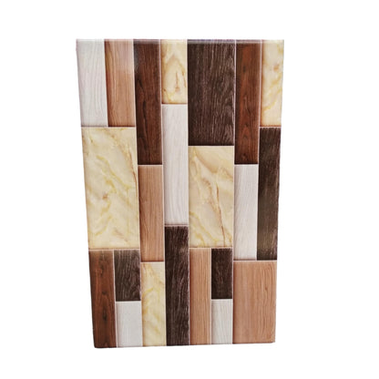 25 CM x 40 CM / UNORICHWOOD Keramik Dinding Kamar Mandi Glossy Beige Dus