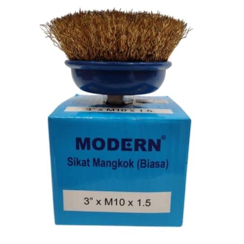 3 IN / MODERN Sikat Kawat Mangkok Kuningan Pembersih Karat Kerak
