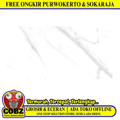 30 CM x 60 CM / PLATINUM TORONTO GREY Granit Dinding Glossy Dus