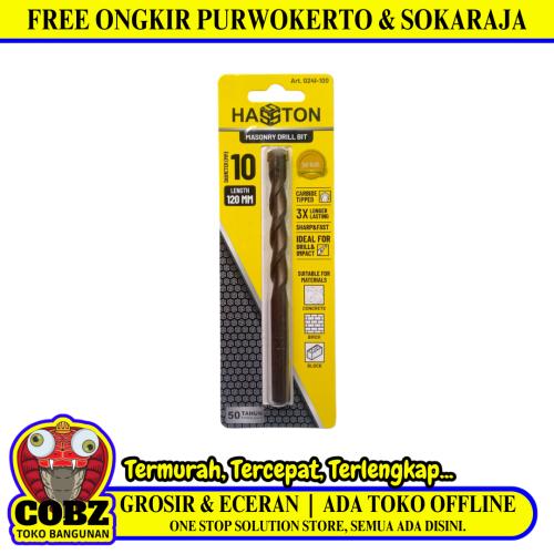 10 MM / HASTON Masonry Drill Bits Mata Bor Beton Tembok Dinding