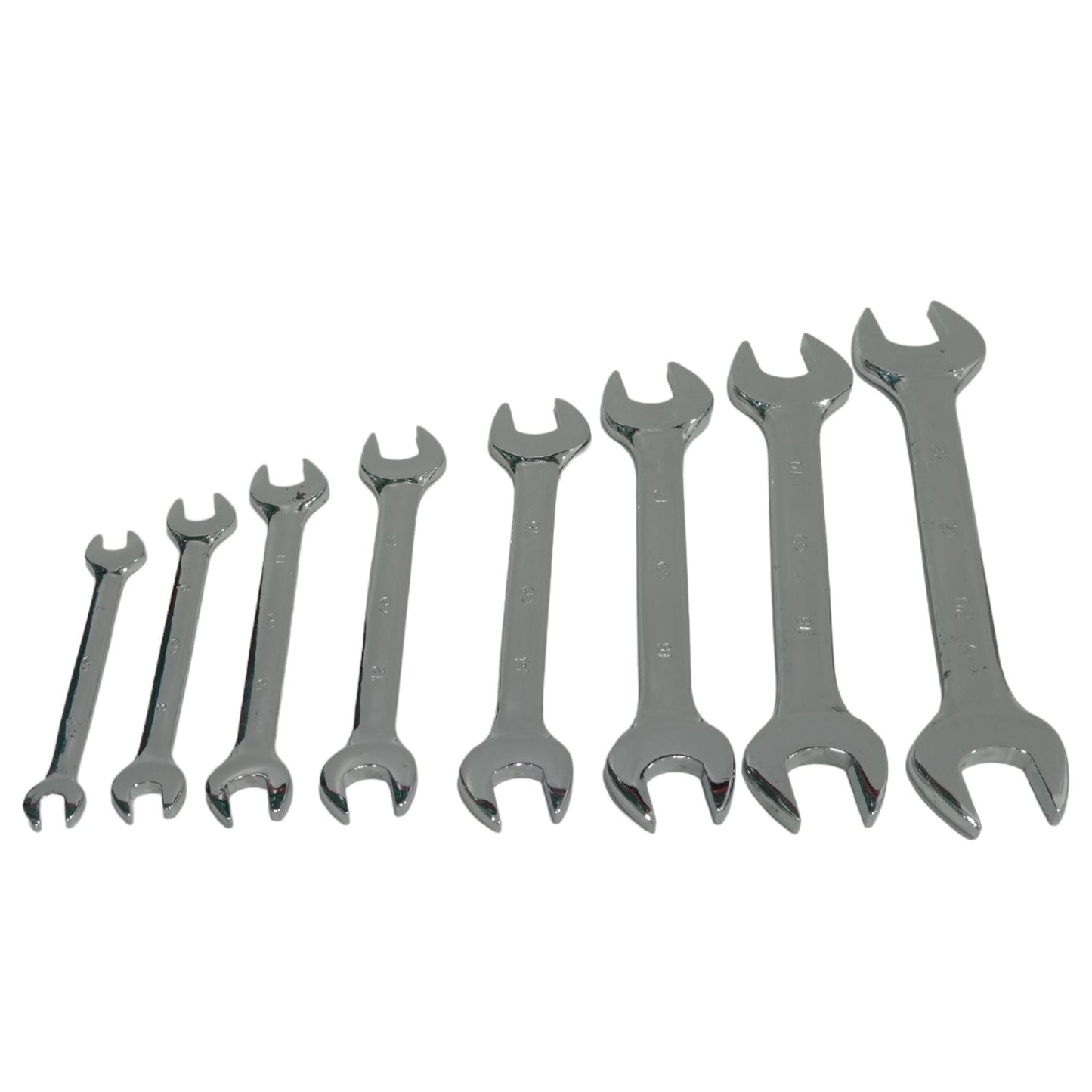 6 MM - 22 MM / LANCER Kunci Pas 2 Sisi Open End Wrench 8 Pcs Set