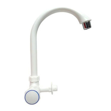 1/2 IN / ORACLE Kran Angsa Sink Bak Cuci Piring Tembok Plastik PVC