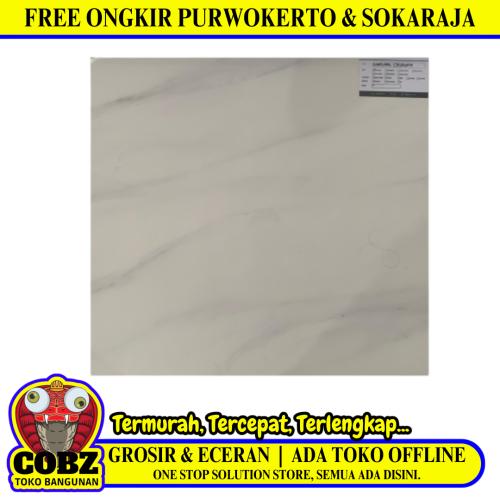 60 CM x 60 CM / COVE NATURAL CALACATTA Granit Lantai Rumah Glossy Dus