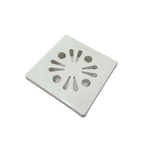 4 IN / GNP Saringan Got Leher Pendek Floor Drain PVC Putih