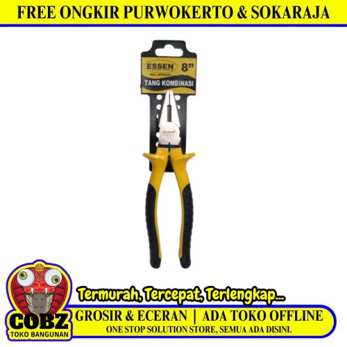 8 IN / ESSEN Tang Kombinasi Kawat Kabel Combination Pliers