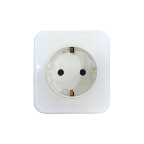 1 LUBANG / BRIGHT-G PREMIUM Stop Kontak Terminal Arde Tempel OB Outbow Putih