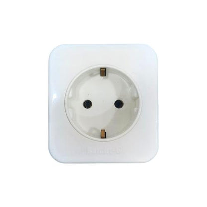 1 LUBANG / BRIGHT-G PREMIUM Stop Kontak Terminal Arde Tempel OB Outbow Putih