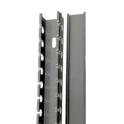 25 MM x 25 MM x 1700 MM / NISO Kabel Dak Ducting Trunking Protector Abu-Abu Batang