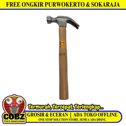 1/2 KG / FUKUNG Palu Martil Kambing Tanduk Congkel Paku Gagang Fiber