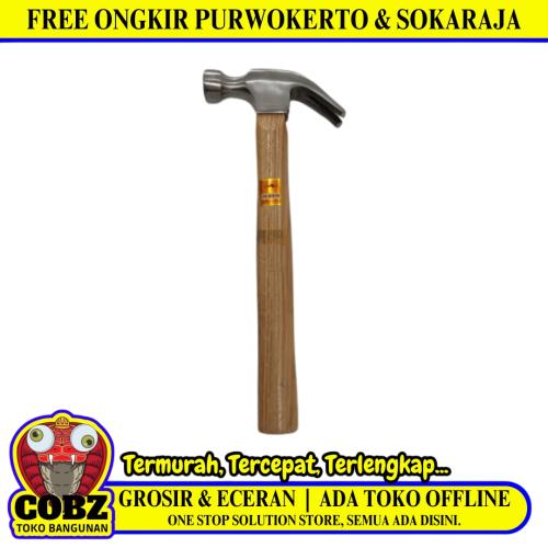 1/2 KG / FUKUNG Palu Martil Kambing Tanduk Congkel Paku Gagang Fiber