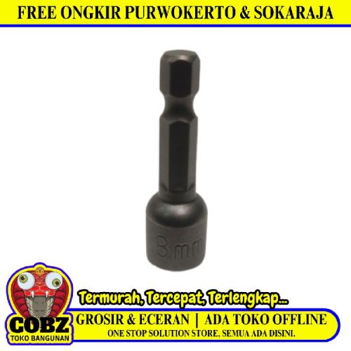 8 MM x 65 MM / POPEYE Mata Bor Kunci Sok Baut Baja Roofing Hex Ecer Biji