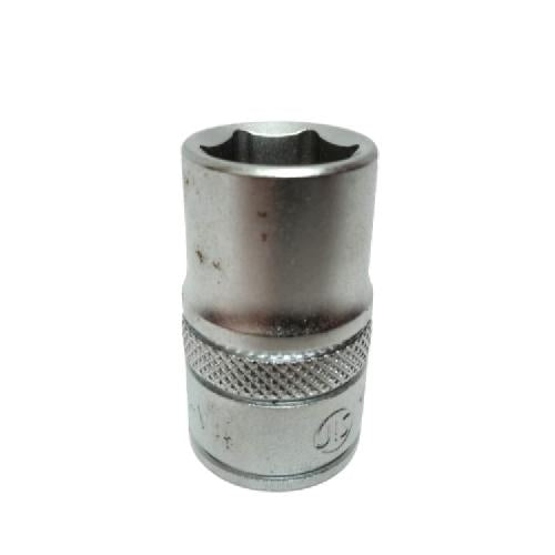 6 PT x 1/2 IN x 14 MM / TEKIRO Mata Kunci Sok Shock Socket Chrome