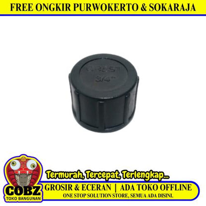 3/4 IN / GREST AW Dop Drat Dalam Sambungan Fitting Tutup Pipa PVC