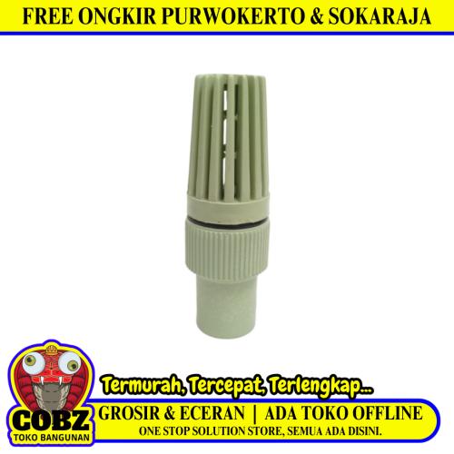 3/4 IN / HANJIM Foot Klep Valve Saringan Pipa Pompa Torrent PVC