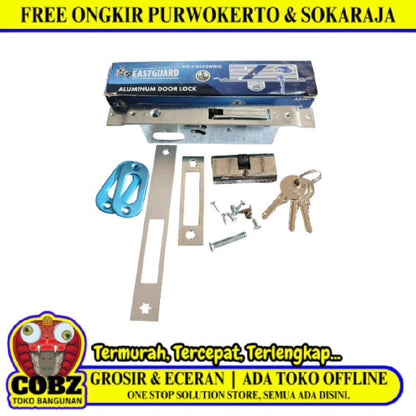 ESTGUARD Slot Body Kunci Pintu Geser Aluminium Sliding Door