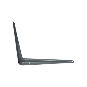 6 IN x 8 IN / TM Siku Rak L Shelf Brackets Penyangga Abu - Abu Tipis
