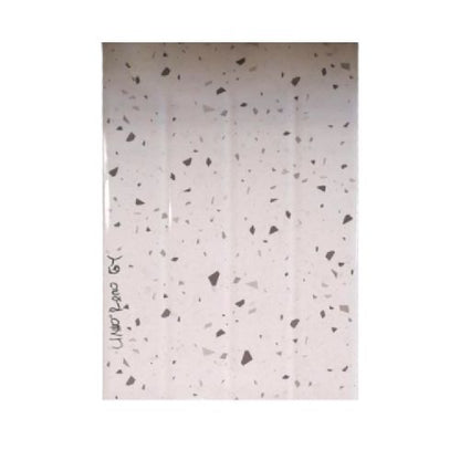 25 CM X 50 CM / UNO Reno Keramik Dinding Timbul Glossy Grey Dus