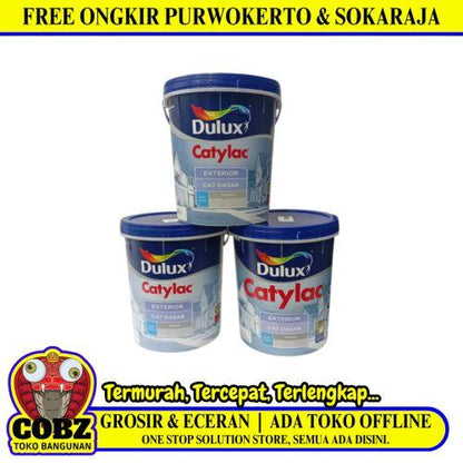 4 KG / DULUX CATYLAC EXTERIOR Cat Dasar Tembok Sealer Primer Wall Paint Galon