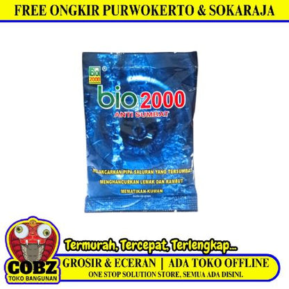 BIO 2000 Anti Sumbat Pembersih Saluran Pipa WC Mampet