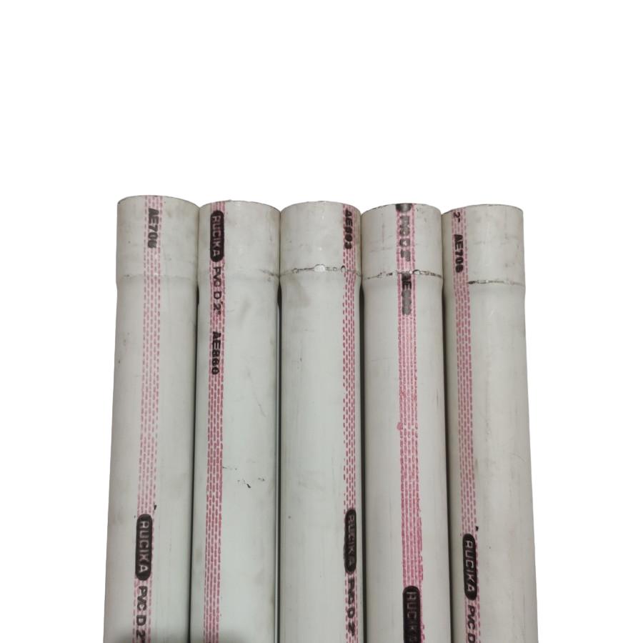 2 IN x 400 CM / RUCIKA D Lis Merah Pipa Pralon Paralon PVC Putih Batang