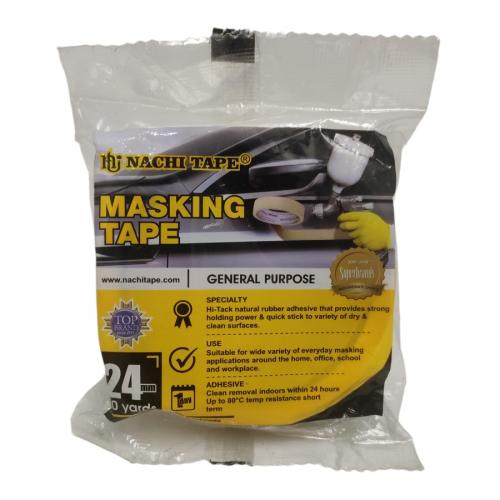 24 MM / NACHI Isolasi Selotip Lakban Kertas Masking Tape