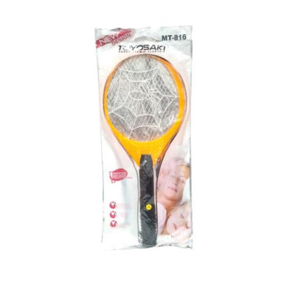 TOYOSAKI Mosquito Swatter Raket Nyamuk Cas Rechargeable Fitting Colok