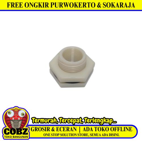 1/2IN/ALINCO Mur Torrent Ring Drat Dalam Tandon Tangki Air Plastik PVC