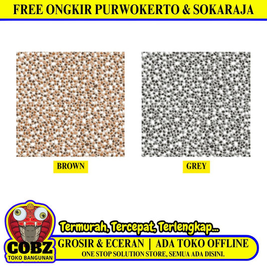 40 CM x 40 CM / ARWANA DUBROVNIK  Keramik Lantai Teras Garasi Matte Dus