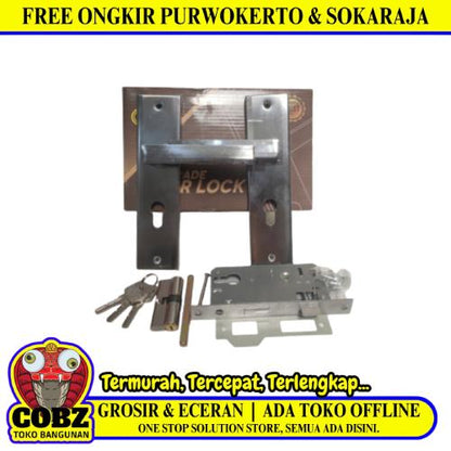 THS SN / CP Handle Door Lock Tarikan Handle Kunci Pintu Tanggung Set