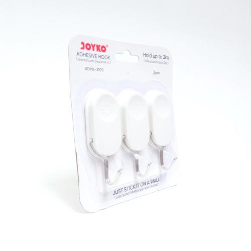 JOYKO ADHK-3100 Kapstok Cantel Gantungan Baju Dinding Mini PVC Set