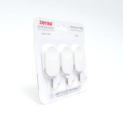 JOYKO ADHK-3100 Kapstok Cantel Gantungan Baju Dinding Mini PVC Set